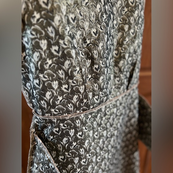 Weekend MaxMara Dress Floral Pink Beige Size L - Picture 12 of 16